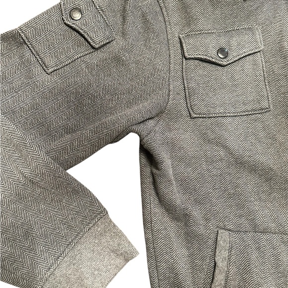 Empyre Gray Hooded Shirt Jacket - Picture 9 of 9